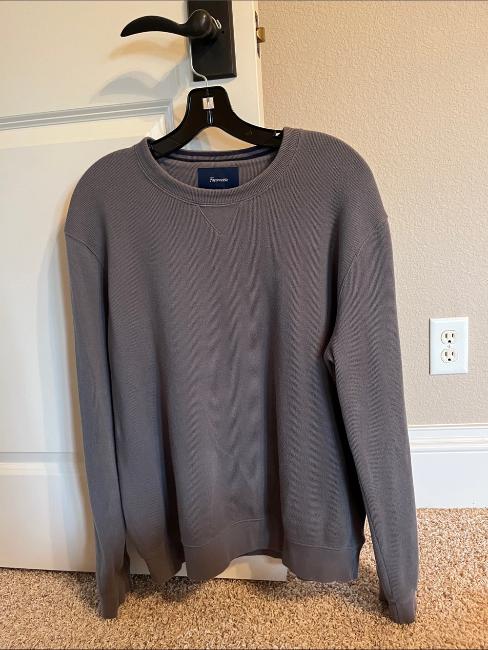Faconnable Men's Crewneck Sweatshirt - Gray